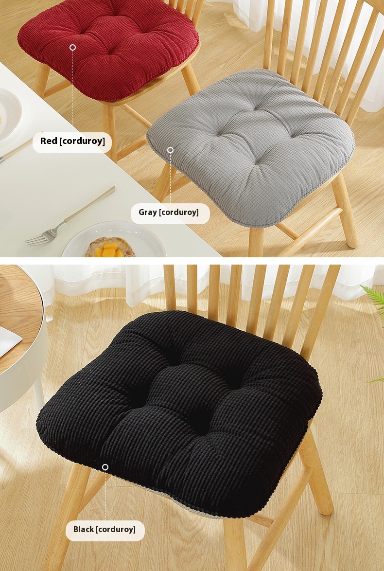 Title 11, Cotton And Linen Chair Cushion Thickened Non-sl...