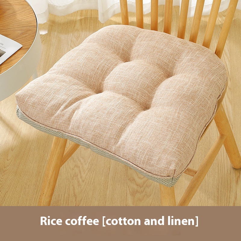 Cotton And Linen Beige Coffee