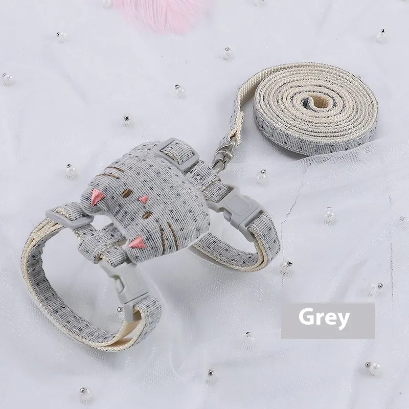 T-shaped Cat Drawstring Cat Pulling Rope - Grey
