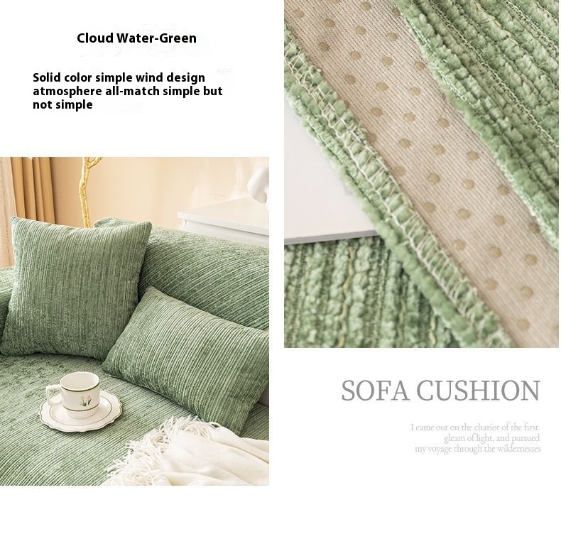 Title 2, Chenille Sofa Cushion Four Seasons Universal Mo...