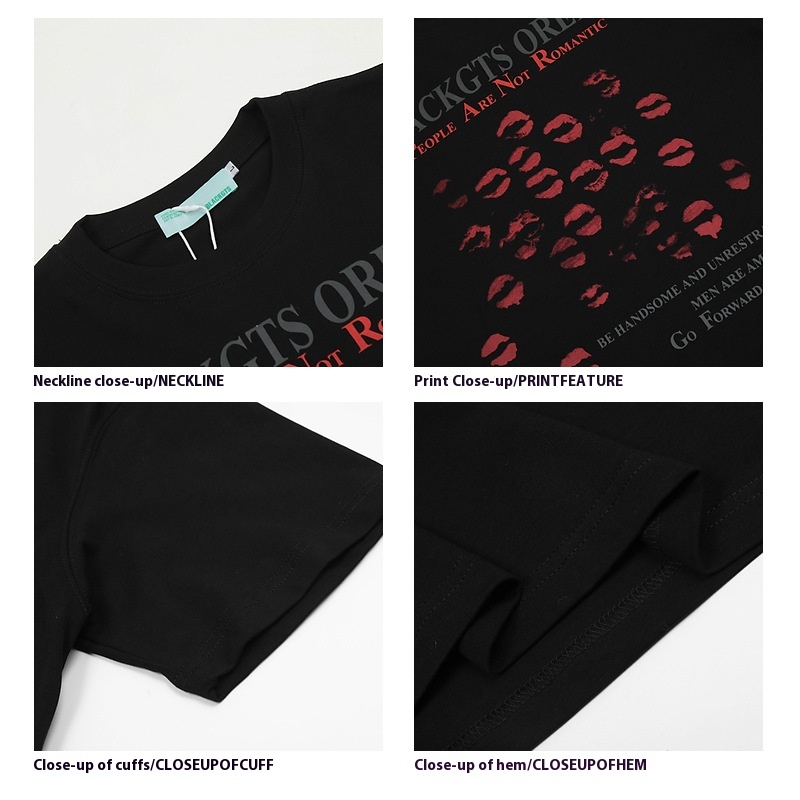 Men's Loose Leisure All-matching T-shirt