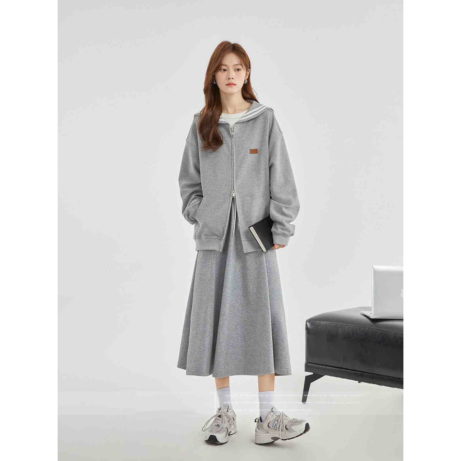 Gray Skirt