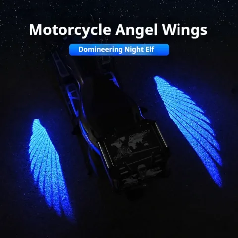 Motorcycle Down-corner Lamp Angel Wings Projection Chassis Modified General