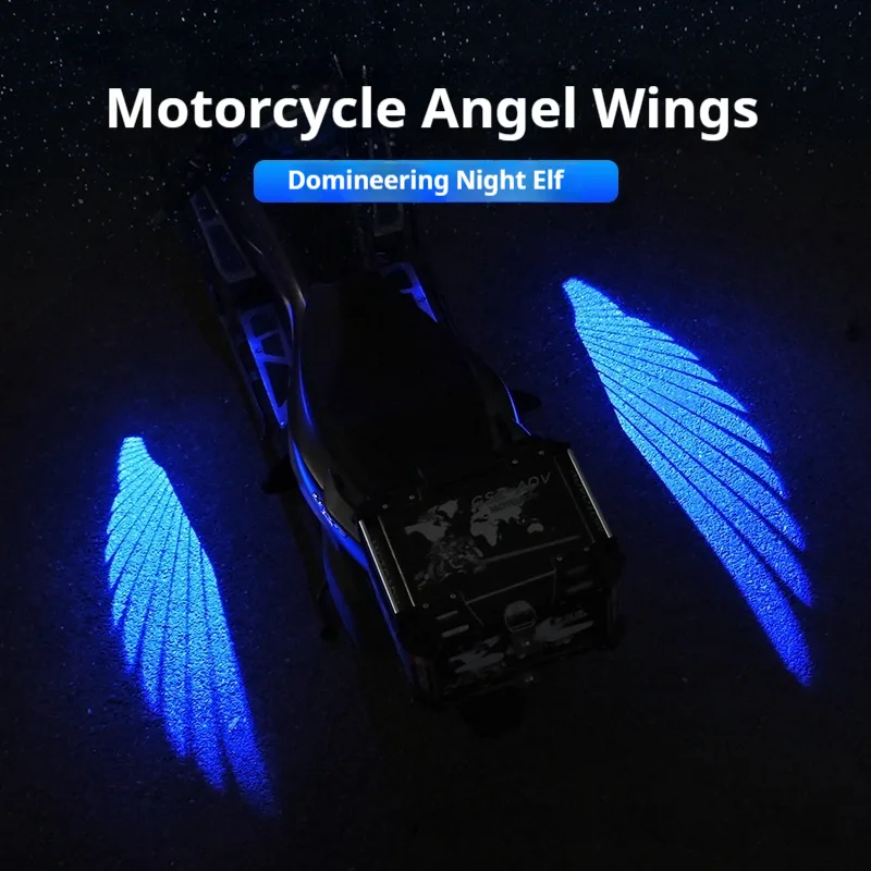 Motorcycle Down-corner Lamp Angel Wings Projection Chassis Modified General
