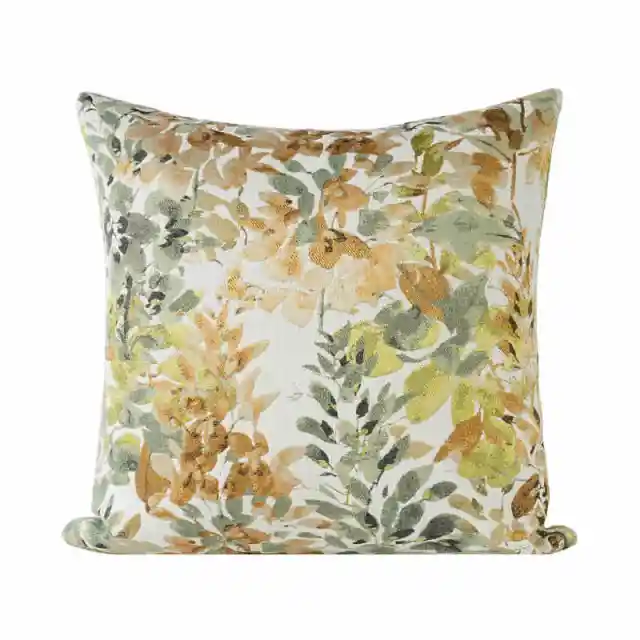 Nordic Ins Pastoral Style Flower Living Room Sofa Bedroom Pillow Flower Jacquard 45 × 45Cm - Shop at LoveMi
