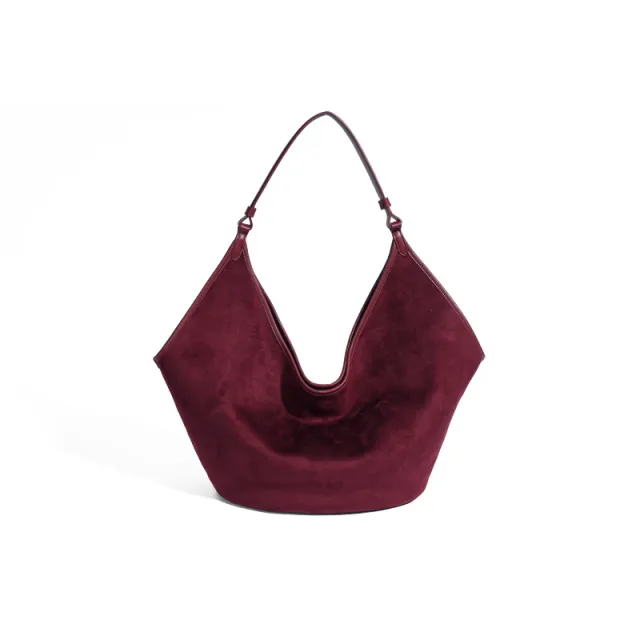 Leather Tote Large Capacity Niche Red - Shop at LoveMi