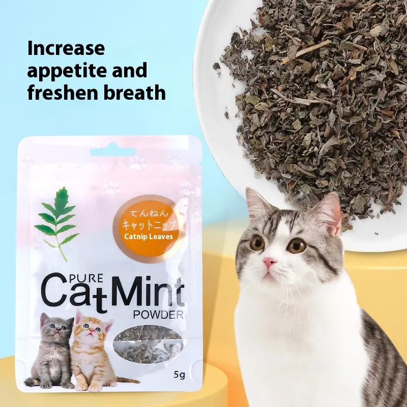 Cat Mint Leaf Powder Pet Snacks
