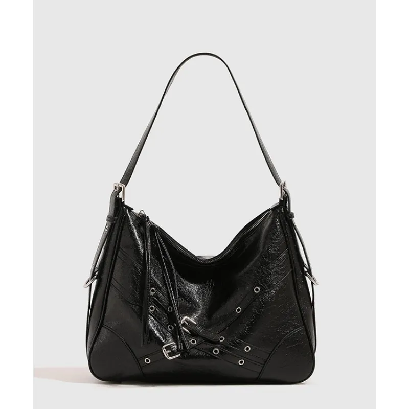 Y2g Punk Large Capacity High-grade Tote Bag For Women - Black