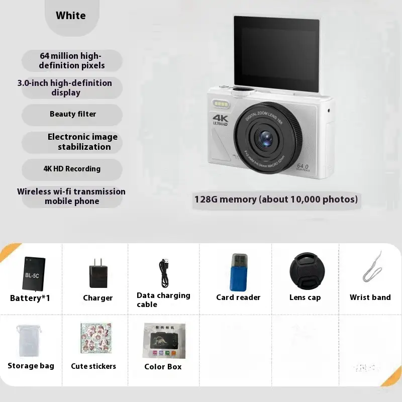 64 Million HD Student Entry-level Mirrorless CCD Camera