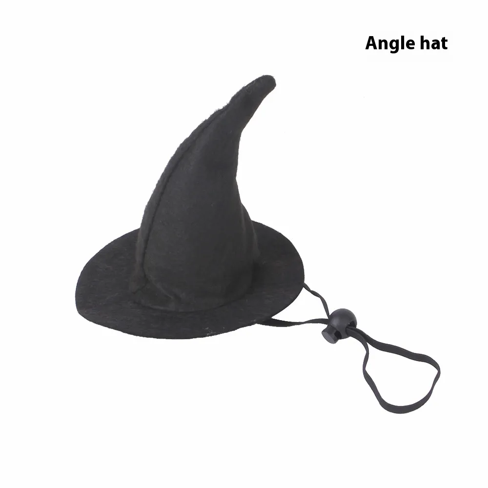 Pet Cat Halloween Hat Pumpkin Headgear - Corner Cap