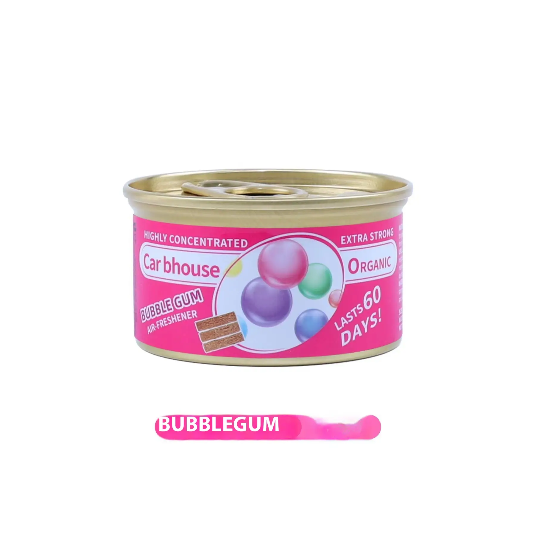 Car Supplies Wooden Block Canned Coffee Flavor Car Aromatherapy