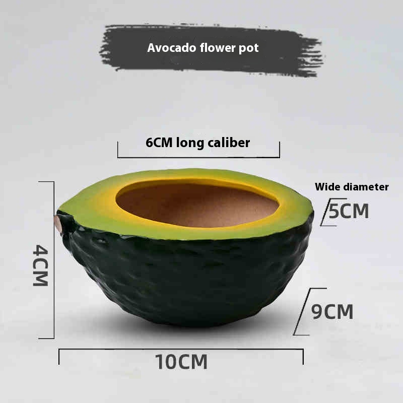 Avocado Flower Pot