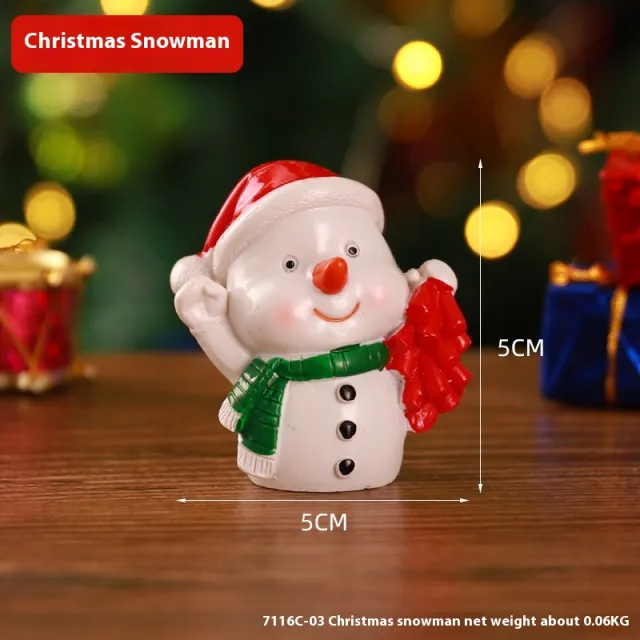 Creative Christmas Mini Animal Ornaments Christmas Snowman - Shop at LoveMi