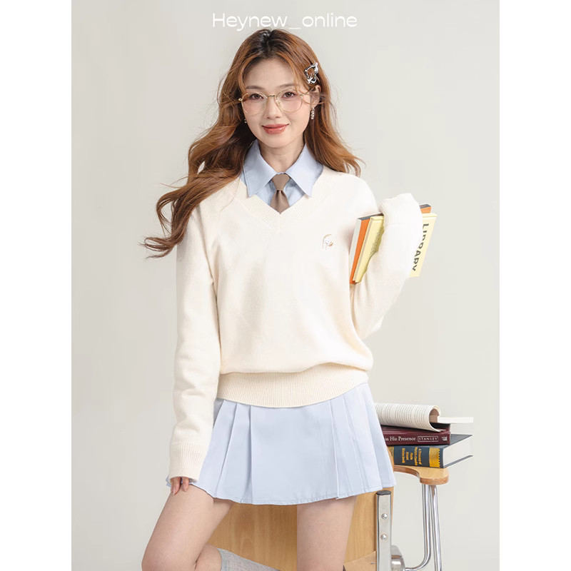 Apricot Woolen Top