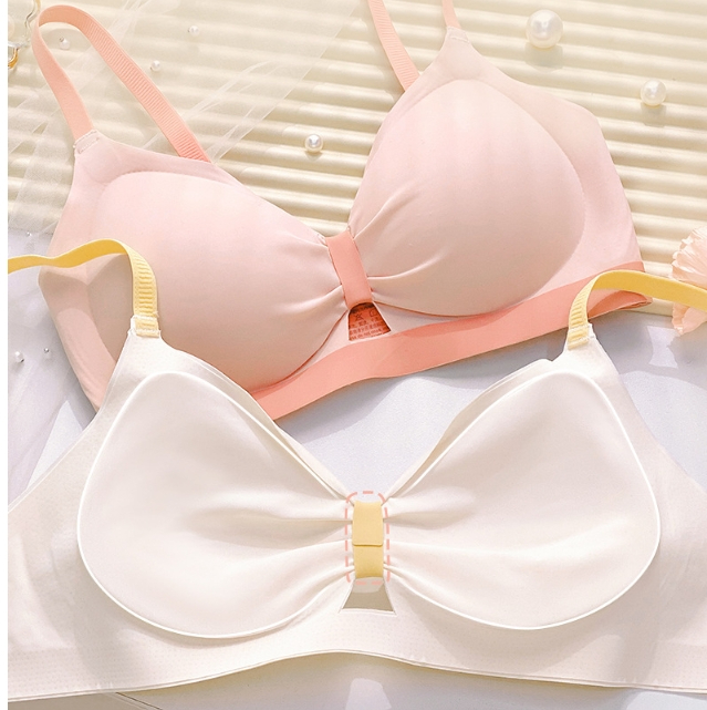 Title 11, Summer Thin Sweet Bow Small Chest Push Up Bra S...