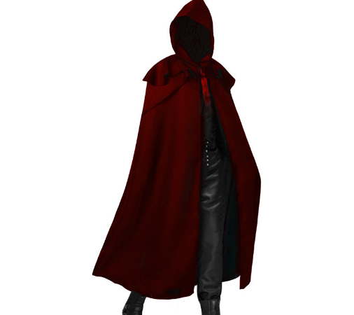 Red monks cloak