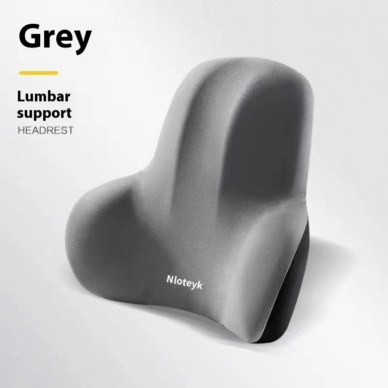 Gray Lumbar Support Pillow