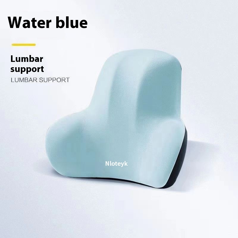 Blue Lumbar Support Pillow