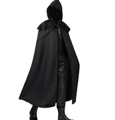 Black monks cloak