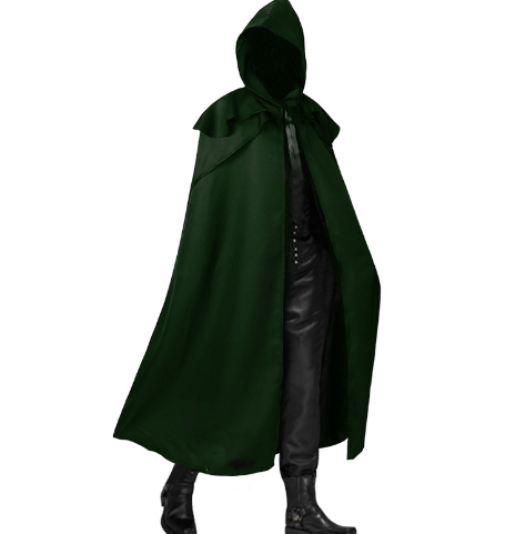 Green monk cape