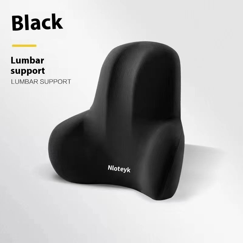 Black Lumbar Support Pillow