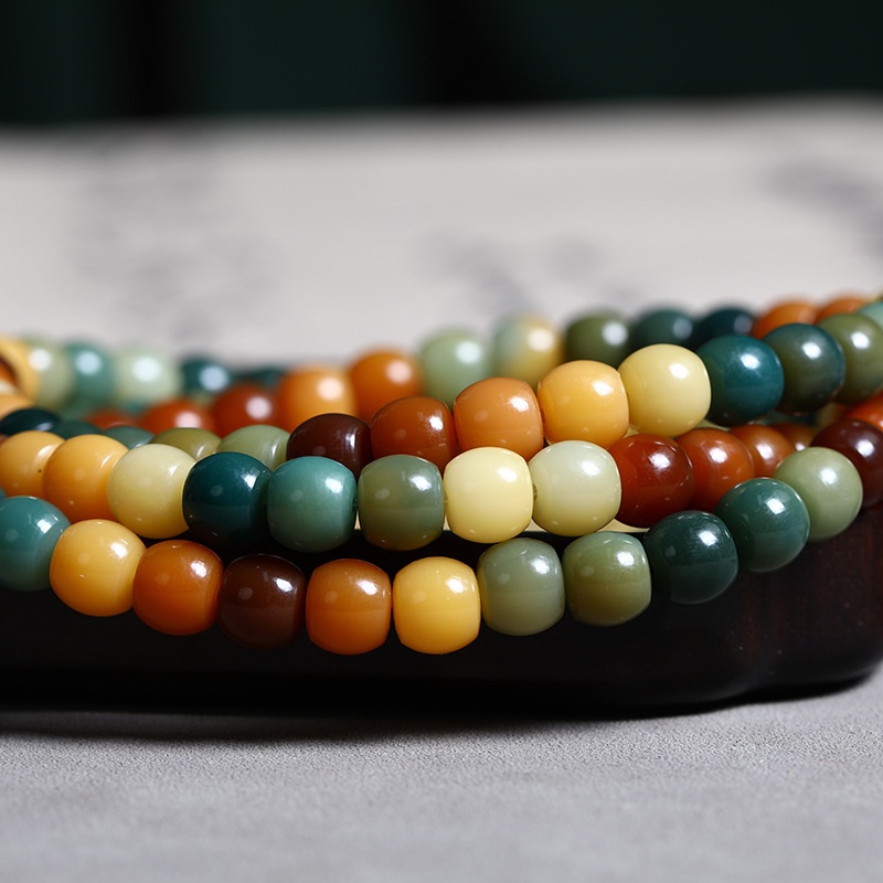 Dunhuang Qitian Original Duobao Bodhi Rosewood 108 Beads Rosary Bracelet