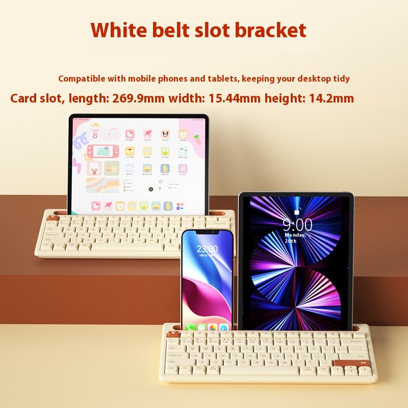 Trådløst Bluetooth-tastatur - Miniatyr 4