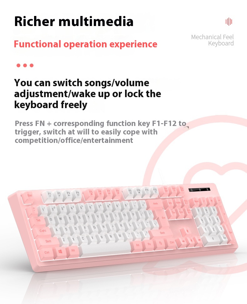 Title 7, Mechanical Feeling Keyboard Mouse Suit