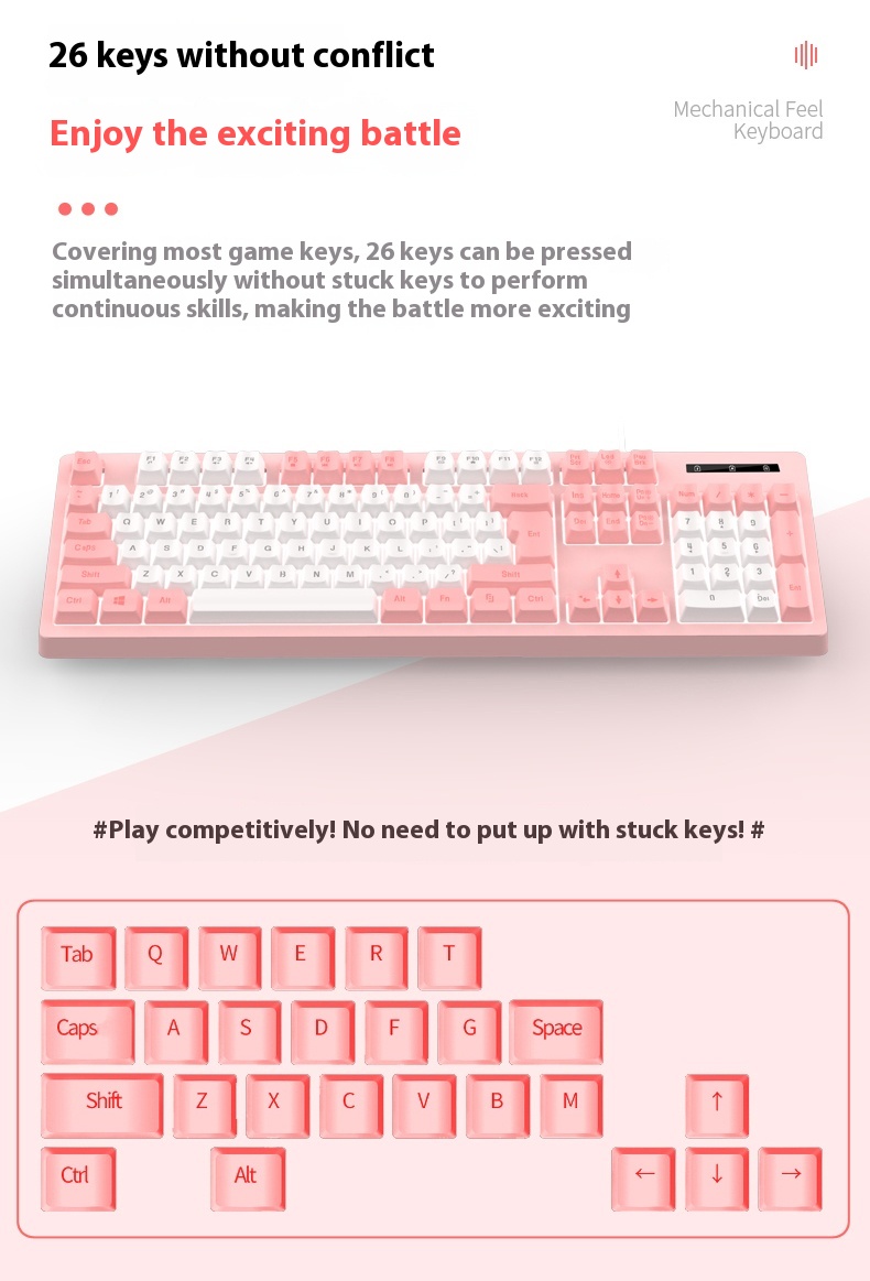 Title 9, Mechanical Feeling Keyboard Mouse Suit