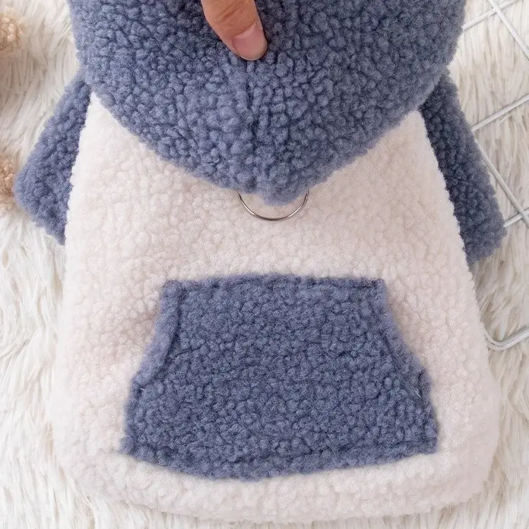 Thickened Warm Pet Hooded Cotton-padded Coat