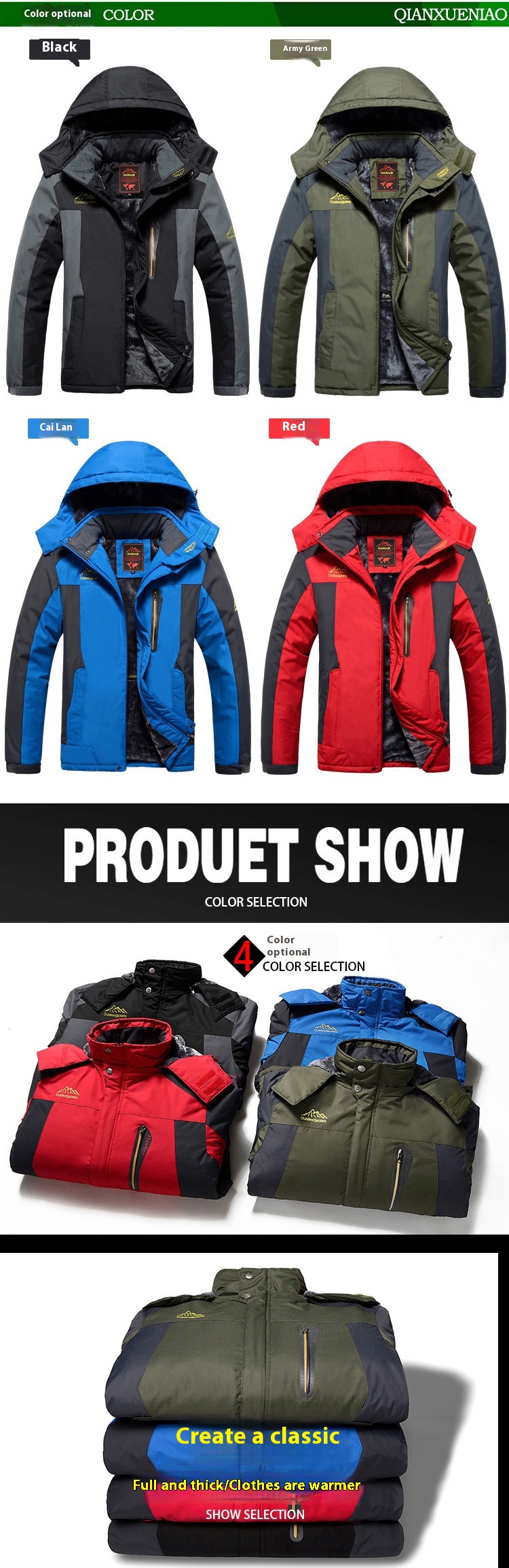 Outdoor Winter Jacket Image 16