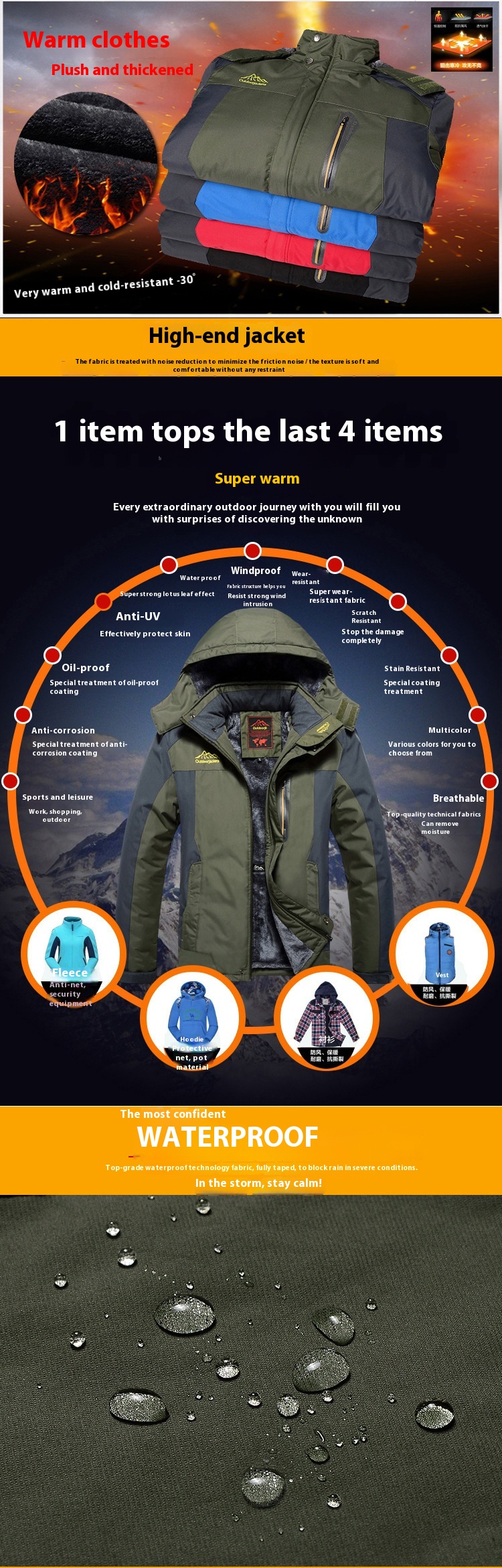 Outdoor Winter Jacket Image 10