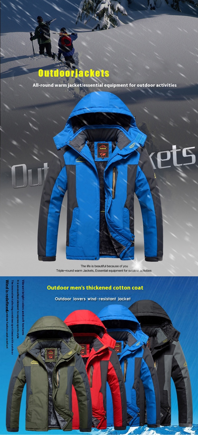 Outdoor Winter Jacket Image 1