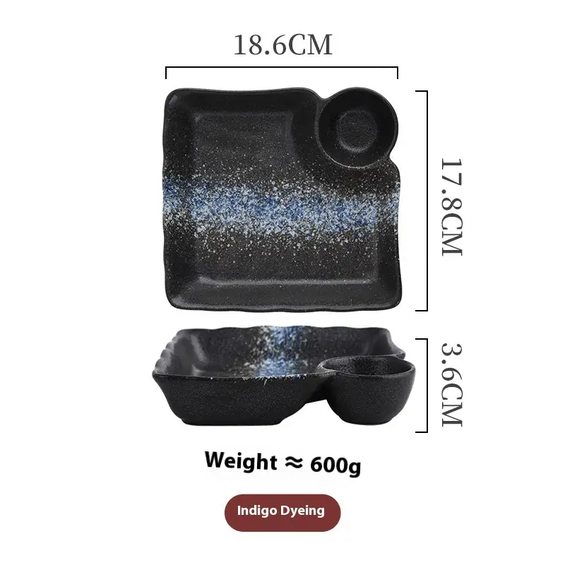 Ceramic Household Vinegar Dish Creative Sushi Dumpling Plate