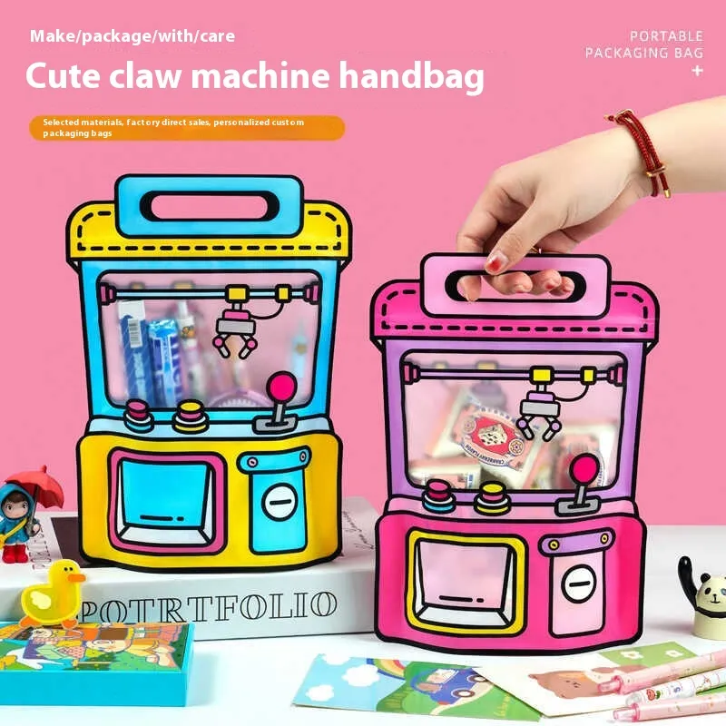 Plastic Portable Packaging Toy Snack Gift Bag