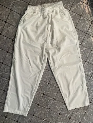 Women's Stretch Work Cropped Pants Women's Cotton White - Shop at LoveMi