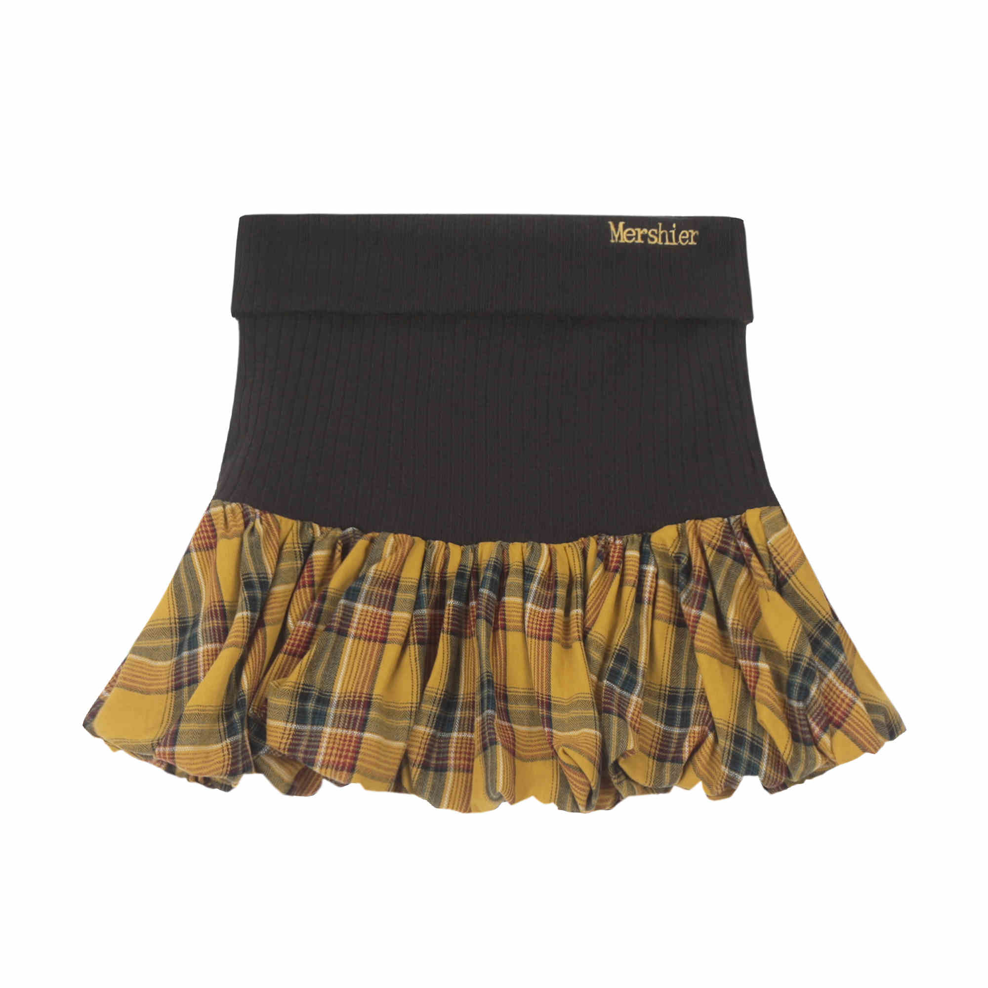 Dark Gray With Yellow Plaid