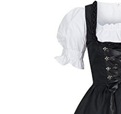 Title 4, Medieval Court Maid Skirt Drawstring High Waist...