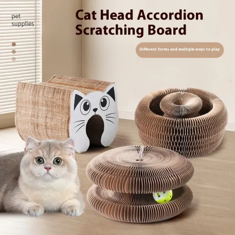 Creative Cat Scratch Board Decompression Grinding Claw Corrugated Paper