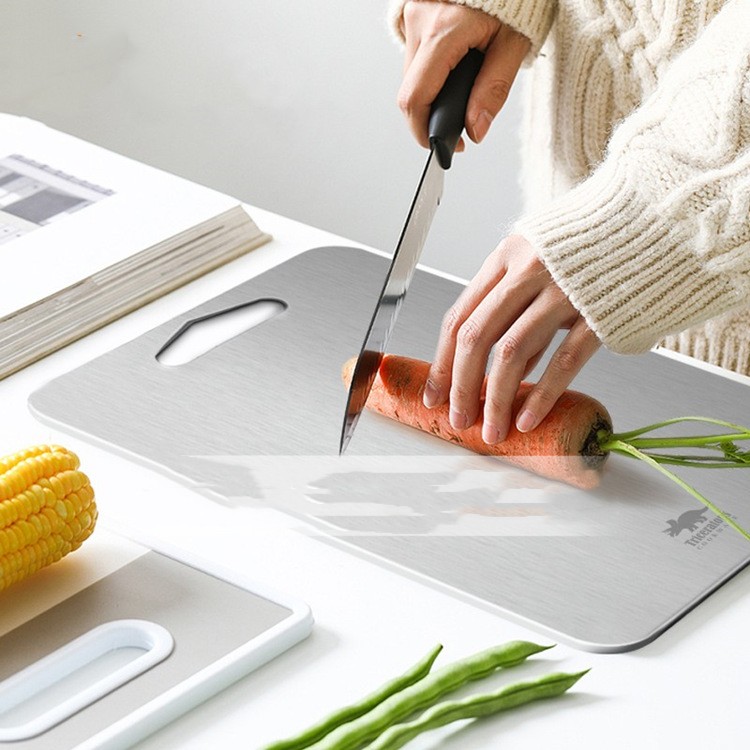 Title 3, 304 Stainless Steel Cutting Board for Household...