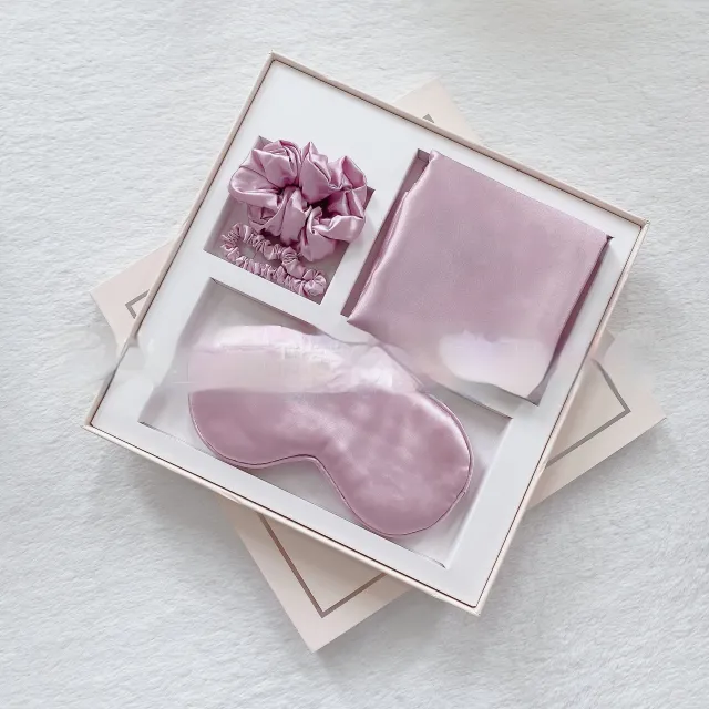 Hand Gift Box Eye Mask Set Four Piece Set Taro Purple - Shop at LoveMi