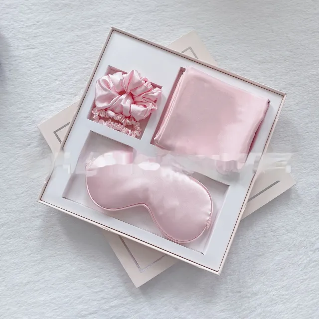 Hand Gift Box Eye Mask Set Four Piece Set Fresh Pink - Shop at LoveMi