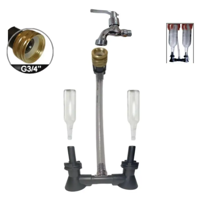 Bottle Washing Device Bottle Cleaning Machine A Narrow Mouthed Bottle Cleaning Device