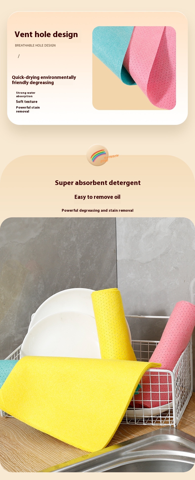 Title 3, German Thickened Cellulose Sponge Household Kit...