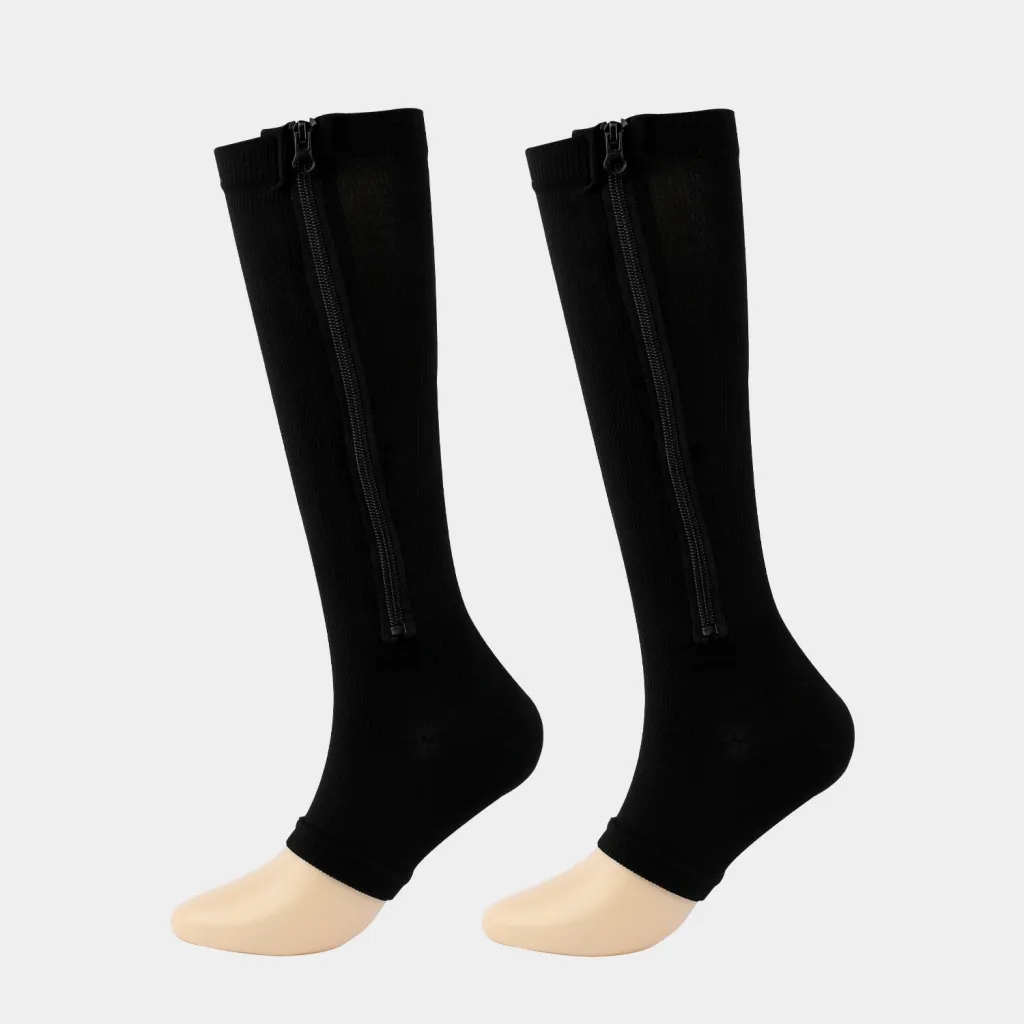 Exercise Compression Socks Venous Stretch Socks - Black