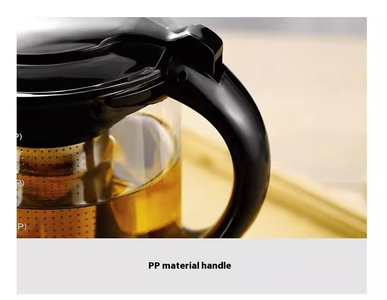 Title 10, Tempered Spout Glass Household Water Kettle Teapot