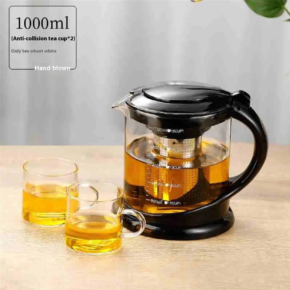 Tempered Spout Glass Household Water Kettle Teapot
