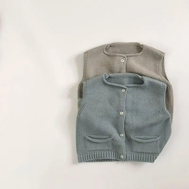 Knitted Sweater Wool Vest Jacket