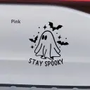 Car Body Sticker Halloween Ghost Bat English Reflective Sticker view 12