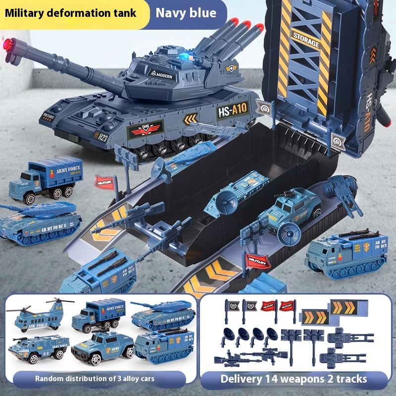 Navy Blue Battle Tank